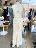 Fringe Wrap Three Piece Set (Ivory)