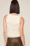 Arie Lace Layering Top (Vanilla)