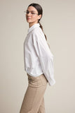 Button Down Shirt Knit Shawl Set