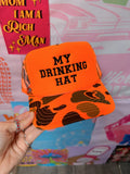 My Drinking Trucker Hat (Orange Camo)