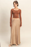 Kari Long Sleeve Top (Chestnut)