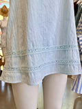 Lovely Babydoll Swing Mini Dress (Baby Blue)