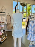 Lovely Babydoll Swing Mini Dress (Baby Blue)