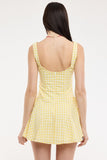 Adorable Checker Mini Dress