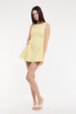 Adorable Checker Mini Dress