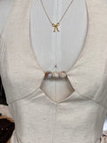 Fringe Wrap Three Piece Set (Ivory)