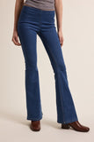 Illusion Waist Flare Pants
