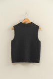 Macy Knit Vest (Black)