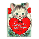 Funny Relationship Card - I Would Shank A Bitch For You