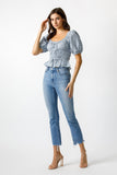 Gingham Darling Top (Blue)
