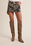 Hideout Camo Mini Skirt