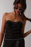Rebel Studded Top (Black)