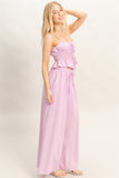 Tiered Tank & Palazzo Set (Pink Lavender)
