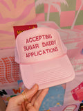 Accepting Sugar Daddy Applications Trucker Hat