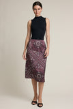 Paisley Midi Skirt