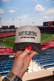 Not Flirting Hat (Leopard)