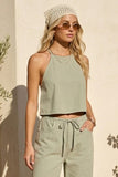 Soft Halter Cropped Top