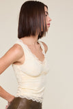 Arie Lace Layering Top (Vanilla)