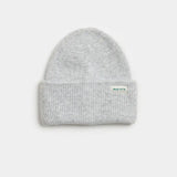 Adult Mad Hatter Ribbed Knit Beanie (Heather Grey)