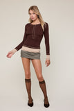 Livvy Layered Longsleeve (Espresso Beige)
