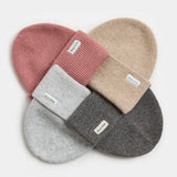 Adult Mad Hatter Ribbed Knit Beanie (Heather Taupe)