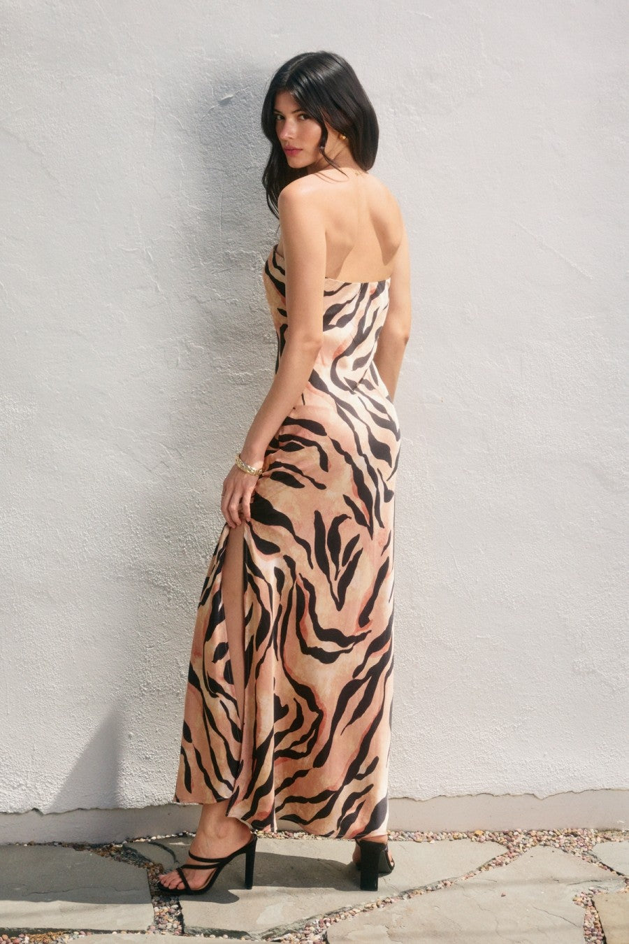 On The Run Strapless Bias Cut Maxi Dress – Nomad Boutique On The Run Strapless Bias Cut Maxi Dress – Nomad Boutique