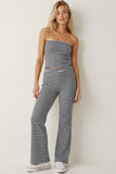 Stripe Tube Top & Pants Set
