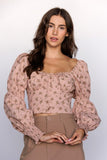 Autumn Sweetheart Top (Pink Floral)
