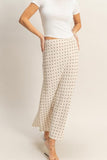 Timeless Muse Polka Dot Skirt (Oatmeal)
