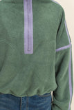 Cassie Half-Zip Pullover (Pistachio)