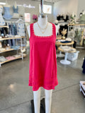 Lovely Babydoll Swing Mini Dress (Red)