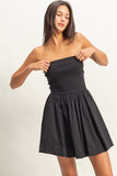 Polly Mini Dress (Black)