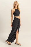 Madison Halter Top And Skirt Set