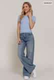 My Time Stripe Top (Baby Blue)