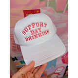 Support Day Drinking Trucker Hat(White)