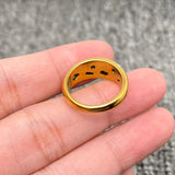 Colorful Zircon 18K Gold Plated Ring