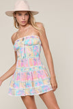 Pastel Fruit Mini Dress