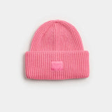 Adult Mad Hatter Ribbed Knit Beanie (Sachet Pink)