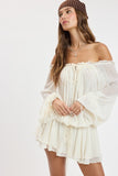 Brandy Off Shoulder Mini Dress