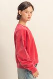 Oversized Soft Rewind Pullover (Red)