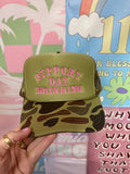 Support Day Drinking Trucker Hat (Camo)