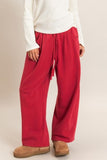 Soft Barrel Sweatpants (Dark Red)