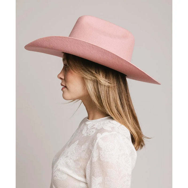 Teddy Cattleman Cowboy Hat (Rose)