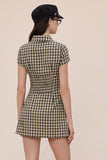 Checkmake Mini Dress
