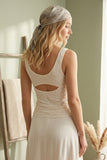 Lace Fitted Tank Top (Cream)