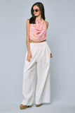 Sundry Park Halter Mesh Top (Pink Park)