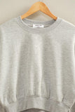 Everyday Cropped Sweatshirt (Gray)