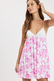 Camellia Swing Mini Dress (Pink)