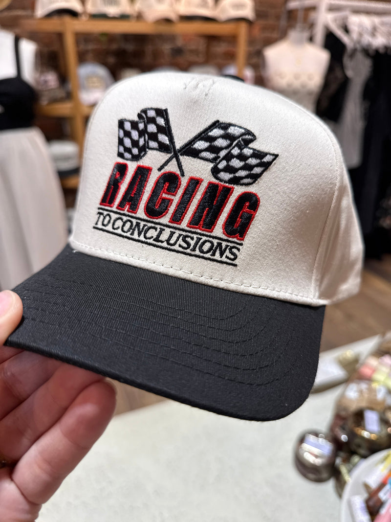 Racing To Conclusions Hat