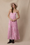 Twirly Pink Maxi Dress